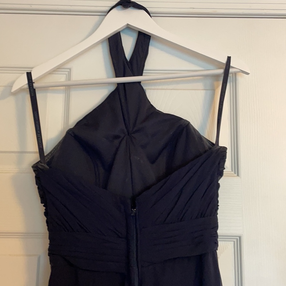 *Worn once* Navy Blue Morilee Jumpsuit. No flaws. - Picture 8 of 9